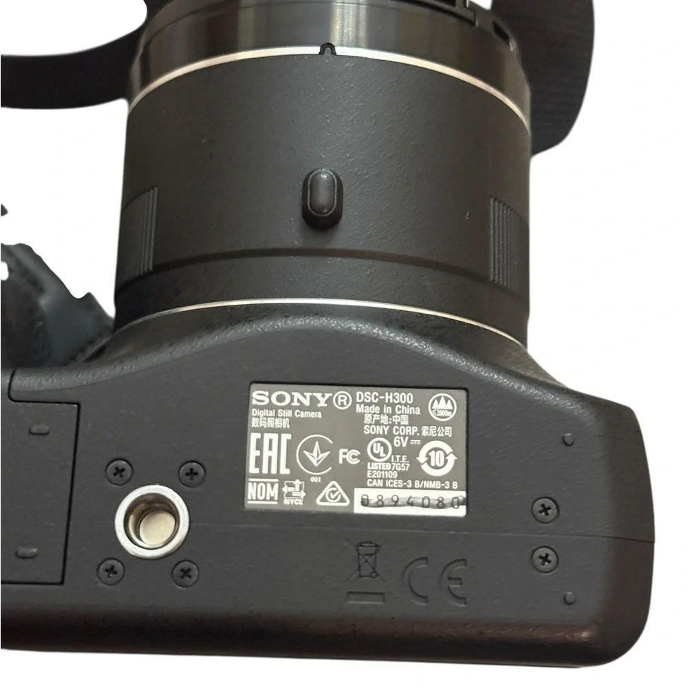 Sony Black Digital Camera with Strap
